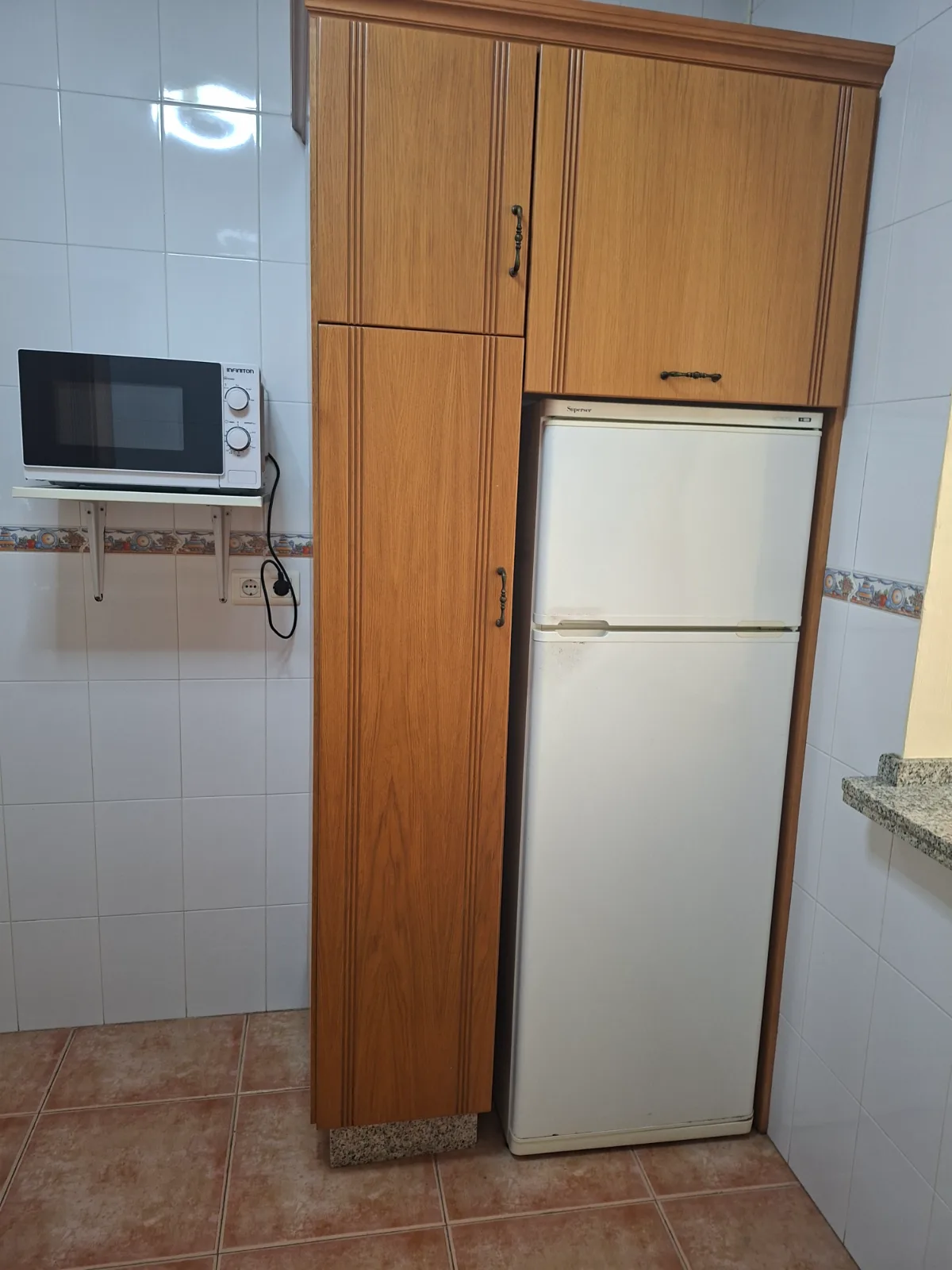 Refrigerator and microwave