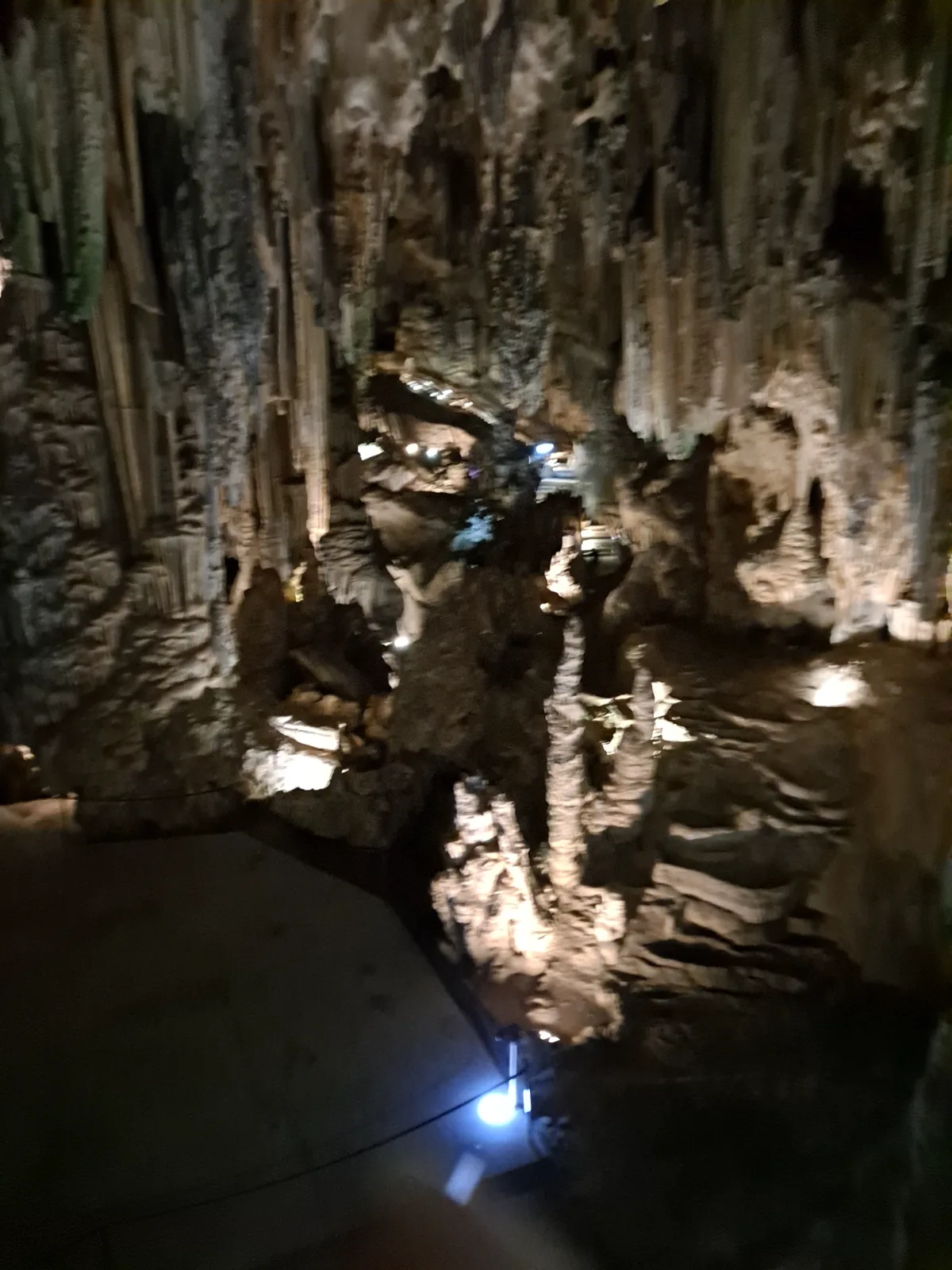 Inside the caves